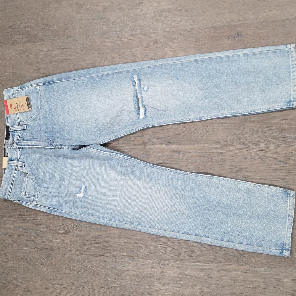 Levi's Silvertab Men's Size 29x30 Straight NWT Light Wash Distressed